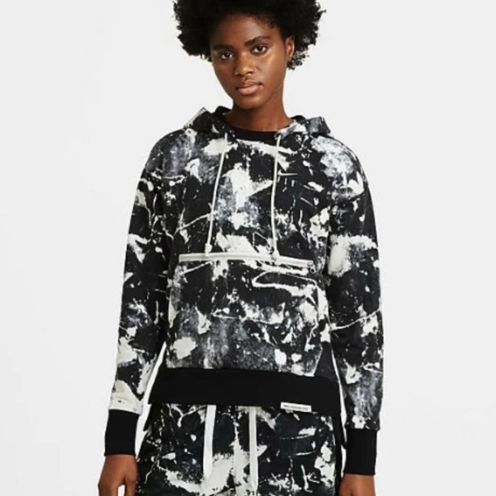 Nike Fly Swoosh Sportswear Oversized Relaxed Hoodie Pullover Women's Size Small